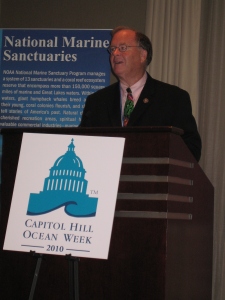 Congressman Sam Farr speaks at CHOW in Washington, DC